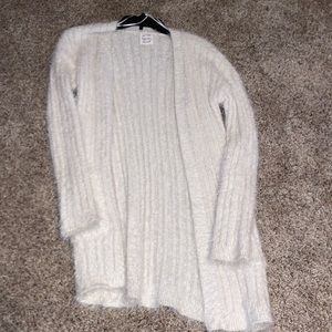 White cardigan